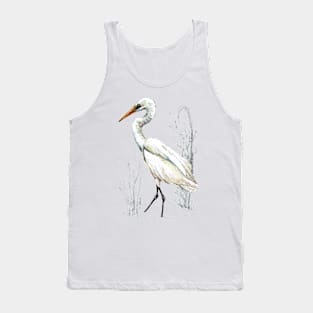 Mr Kotuku, New Zealand White Heron Tank Top